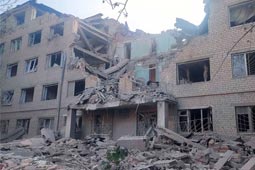 Рашисты разбомбили общежитие николаевского университета